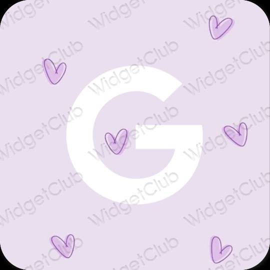 Aesthetic Google app icons