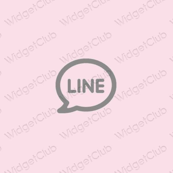 جمالية LINE أيقونات التطبيقات