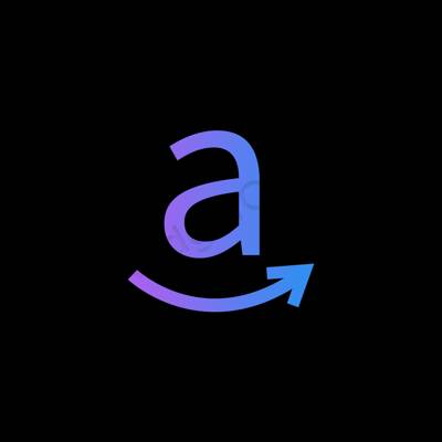 Ästhetisch Schwarz Amazon App-Symbole