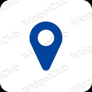 Icone delle app Google Map estetiche