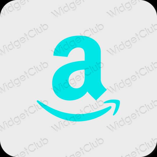 Stijlvol grijs Amazon app-pictogrammen