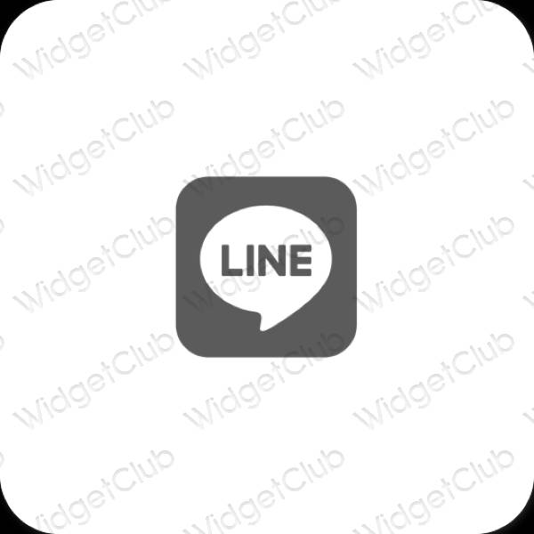 Esthetische LINE app-pictogrammen