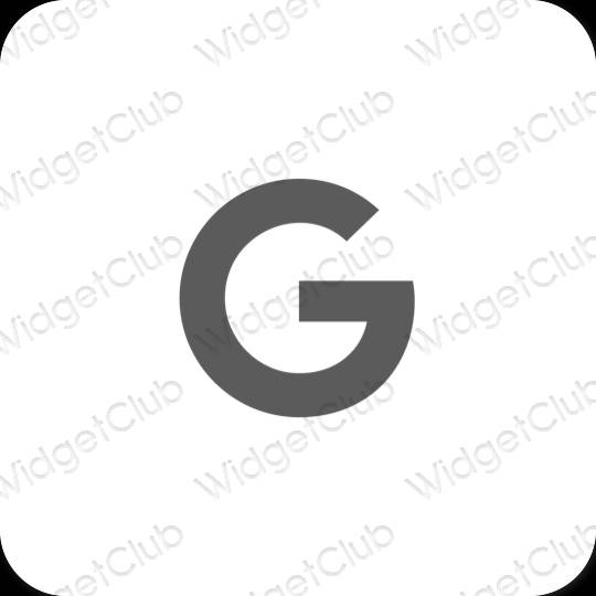 Esthetische Google app-pictogrammen