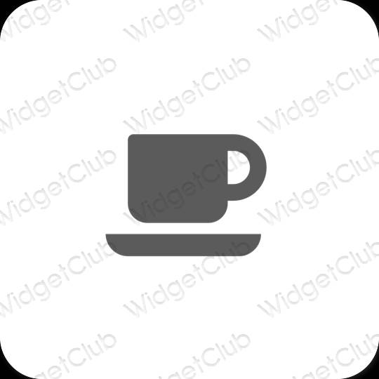 Esthetische Starbucks app-pictogrammen