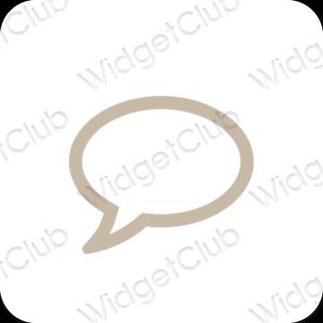 جمالية Messages أيقونات التطبيقات