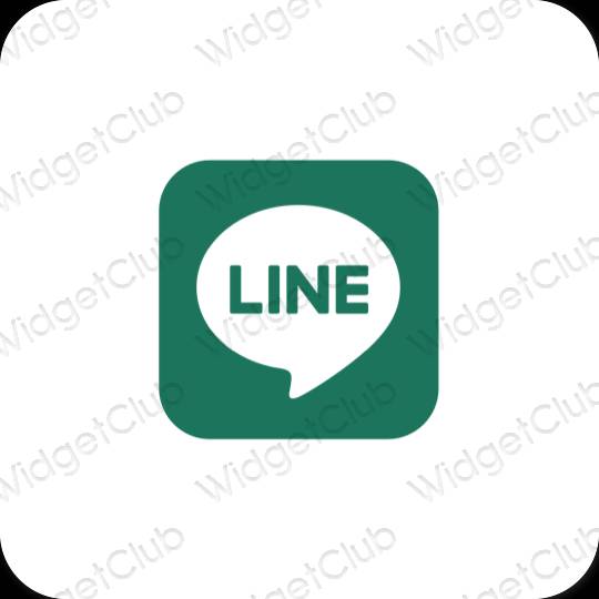 Естетске LINE иконе апликација