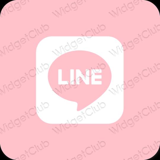 Biểu tượng ứng dụng LINE thẩm mỹ