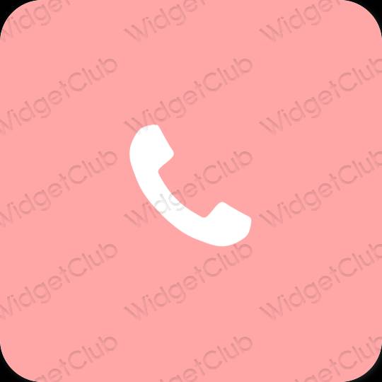 Ästhetisch Rosa Phone App-Symbole