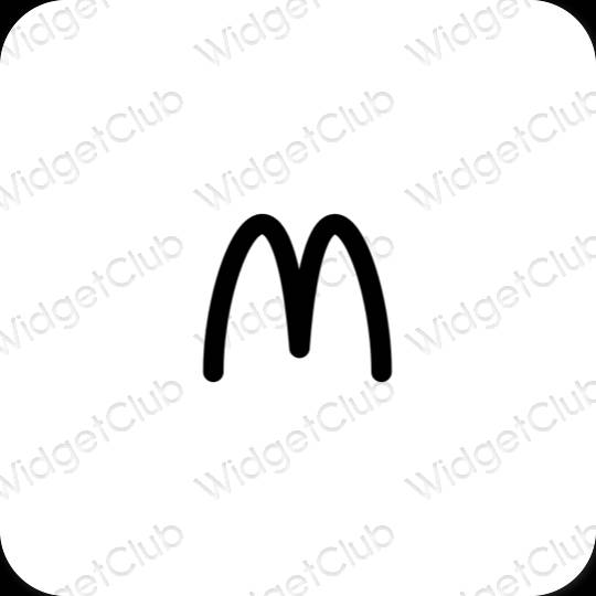 ესთეტიკური McDonald's აპლიკაციის ხატები