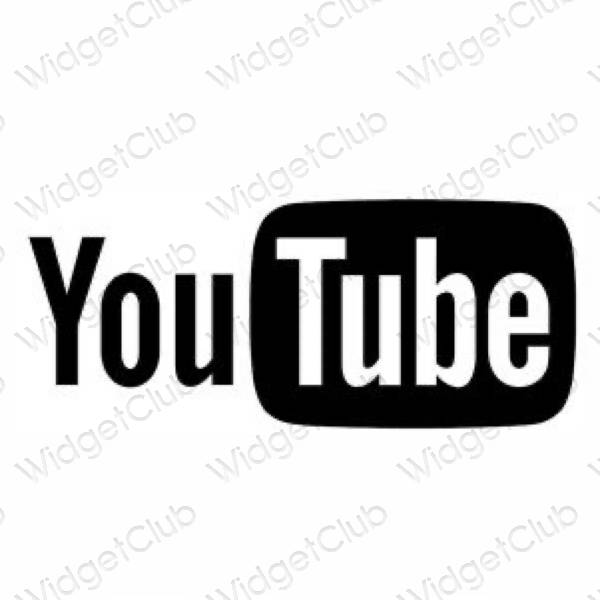 Aesthetic Youtube app icons