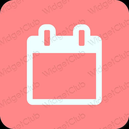 Estético rosa Notes iconos de aplicaciones
