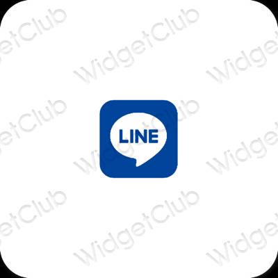 Эстетические LINE значки приложений