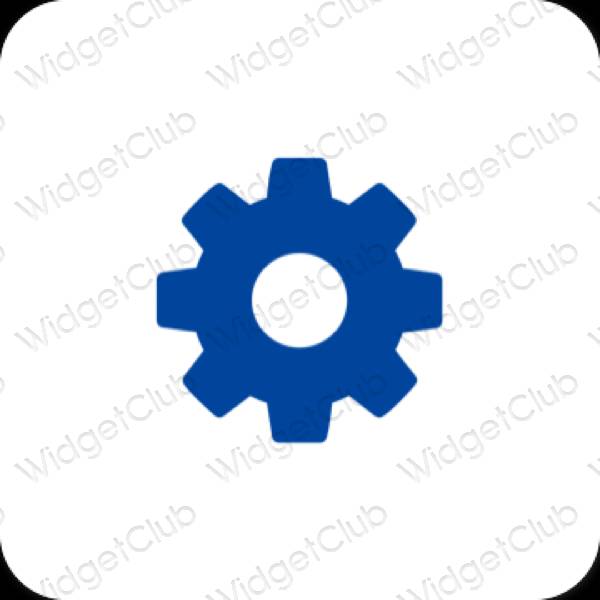 Esthetische Settings app-pictogrammen
