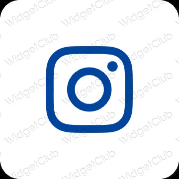 Estetické ikony aplikací Instagram