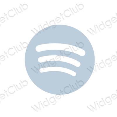 Esthetische Spotify app-pictogrammen