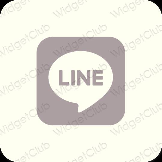 Biểu tượng ứng dụng LINE thẩm mỹ