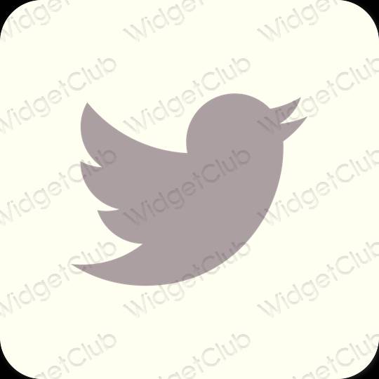 Aesthetic Twitter app icons