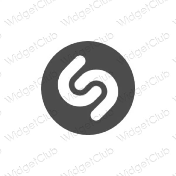 Ästhetische Music App-Symbole