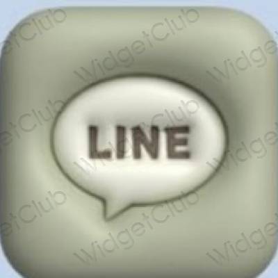 جمالية LINE أيقونات التطبيقات