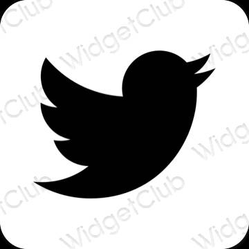 Aesthetic Twitter app icons
