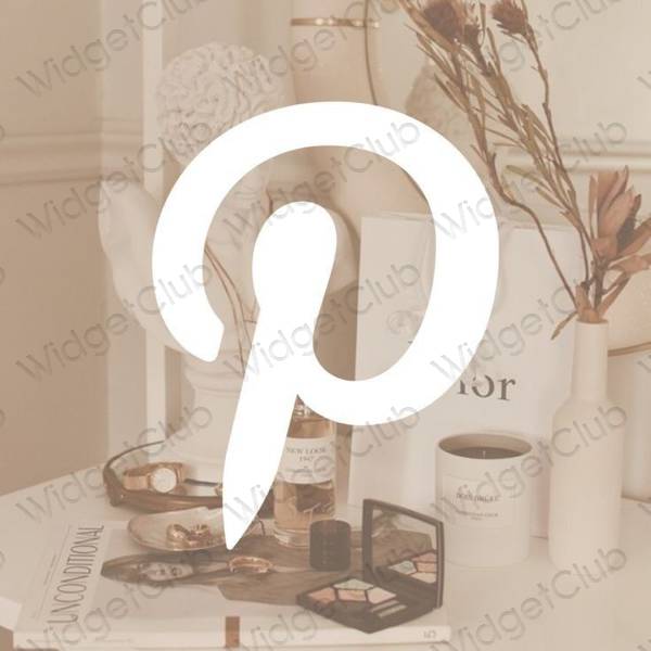 Estetske Pinterest ikone aplikacij