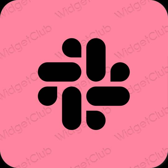 Ästhetisch Violett Slack App-Symbole
