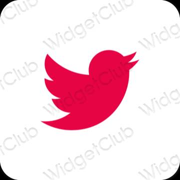 Ästhetische Twitter App-Symbole