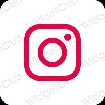 Esteettiset Instagram sovelluskuvakkeet