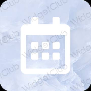 Esthetische Calendar app-pictogrammen