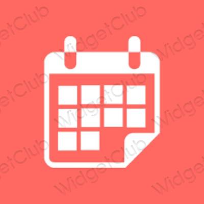 Aesthetic Calendar app icons