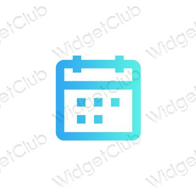 نمادهای برنامه زیباشناسی Calendar