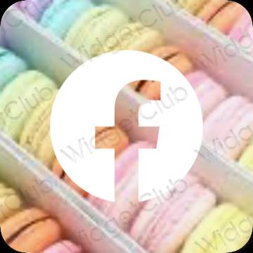 Aesthetic Facebook app icons