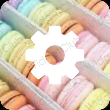 រូបតំណាងកម្មវិធី Settings សោភ័ណភាព