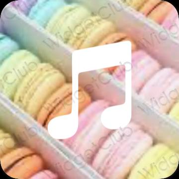 Estetické ikony aplikací Apple Music