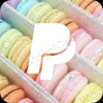 Paypal おしゃれアイコン画像素材