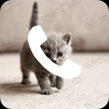 Estetyczne Phone ikony aplikacji