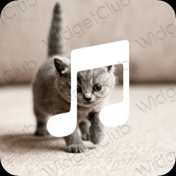 Estetické ikony aplikací Apple Music