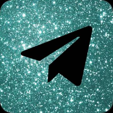 Ikon aplikasi estetika Telegram