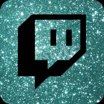 Pictograme pentru aplicații Twitch estetice