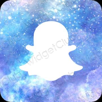 Icônes d'application snapchat esthétiques