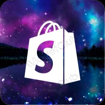 Pictograme pentru aplicații Shopify estetice