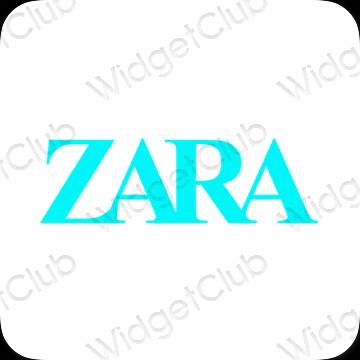 Icônes d'application ZARA esthétiques