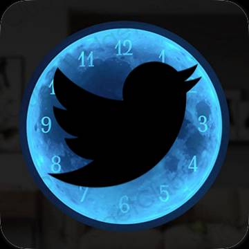 រូបតំណាងកម្មវិធី Twitter សោភ័ណភាព