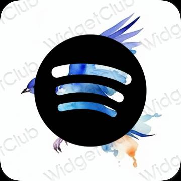 រូបតំណាងកម្មវិធី Spotify សោភ័ណភាព