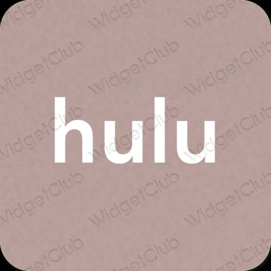 Estética hulu ícones de aplicativos