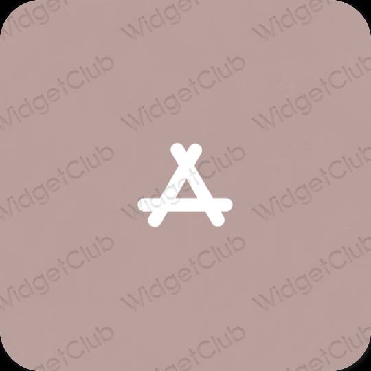 Estetisk beige AppStore app ikoner