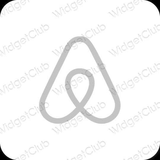 Ästhetische Airbnb App-Symbole