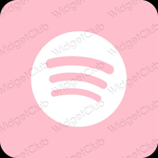 Ästhetische Spotify App-Symbole