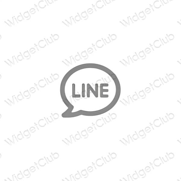 نمادهای برنامه زیباشناسی LINE