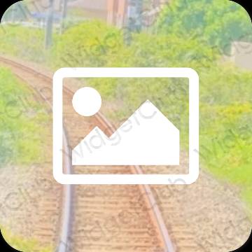 Esthetische Photos app-pictogrammen